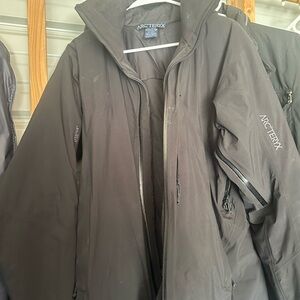 Arc'teryx Black Performance Jacket with High Collar